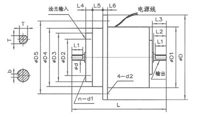 自然冷卻微型磁粉離合器